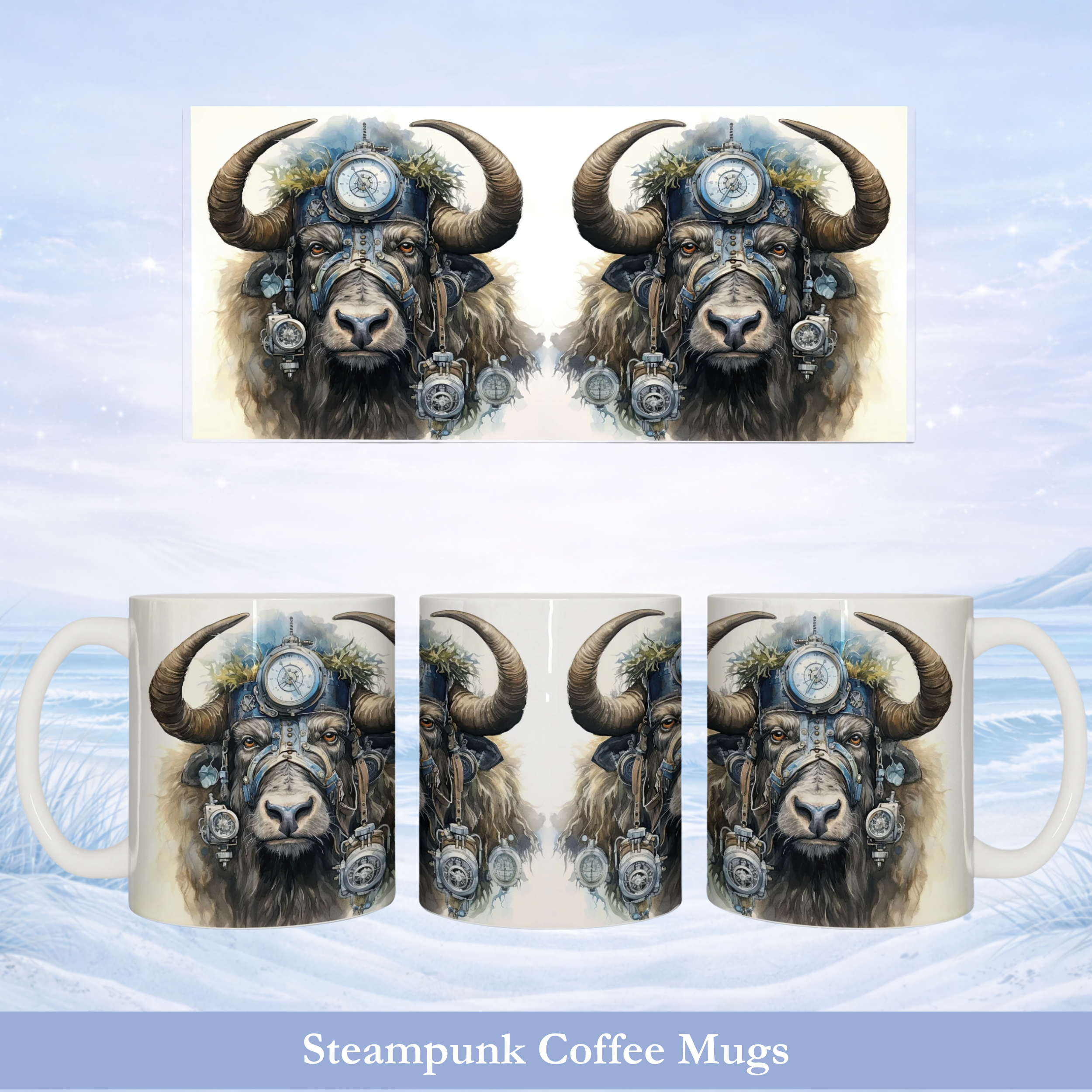 Steampunk Coffee Mugs.