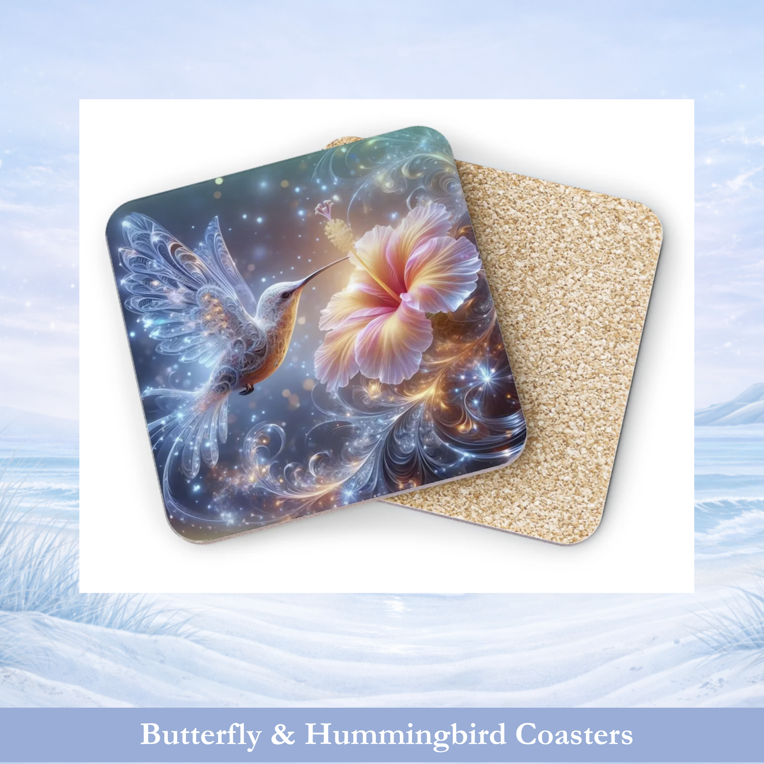 Butterfly & Hummingbird Coasters