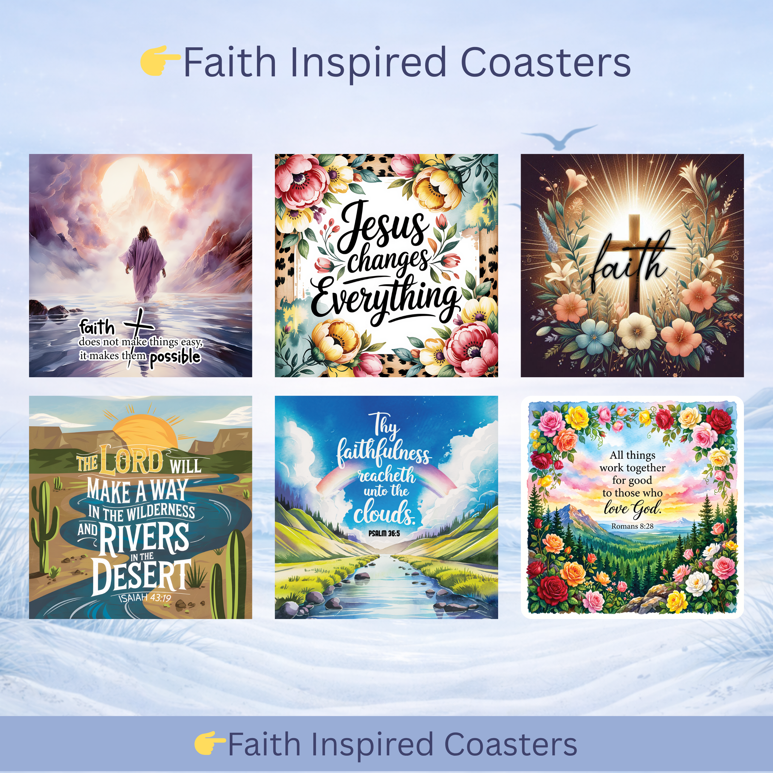 Faith Inspired Coasters