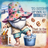 Gnome with a bucket of beer and pretzels, "To beer? Or not to beer?" text.