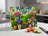 Cutting board with "Plant Lady Life" text and floral graphics.