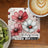 Coaster with pink and white flowers and ladybug, reads "failing means I'm learning."