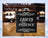 Black flask with "LIQUID PATIENCE" in ornate white text on wooden surface.