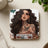 Tattooed woman with flowing hair, "Entrepreneur Mode On" text, on a coaster.