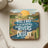 Coaster with "The Lord will make a way in the wilderness and rivers in the desert" scripture.