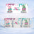 Mugs with a gnome wearing a pink and green hat and "Happy Birthday" text.