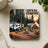 Campground scene with RV, tent, fire pit, chairs, and text "LET'S GO CAMPING".