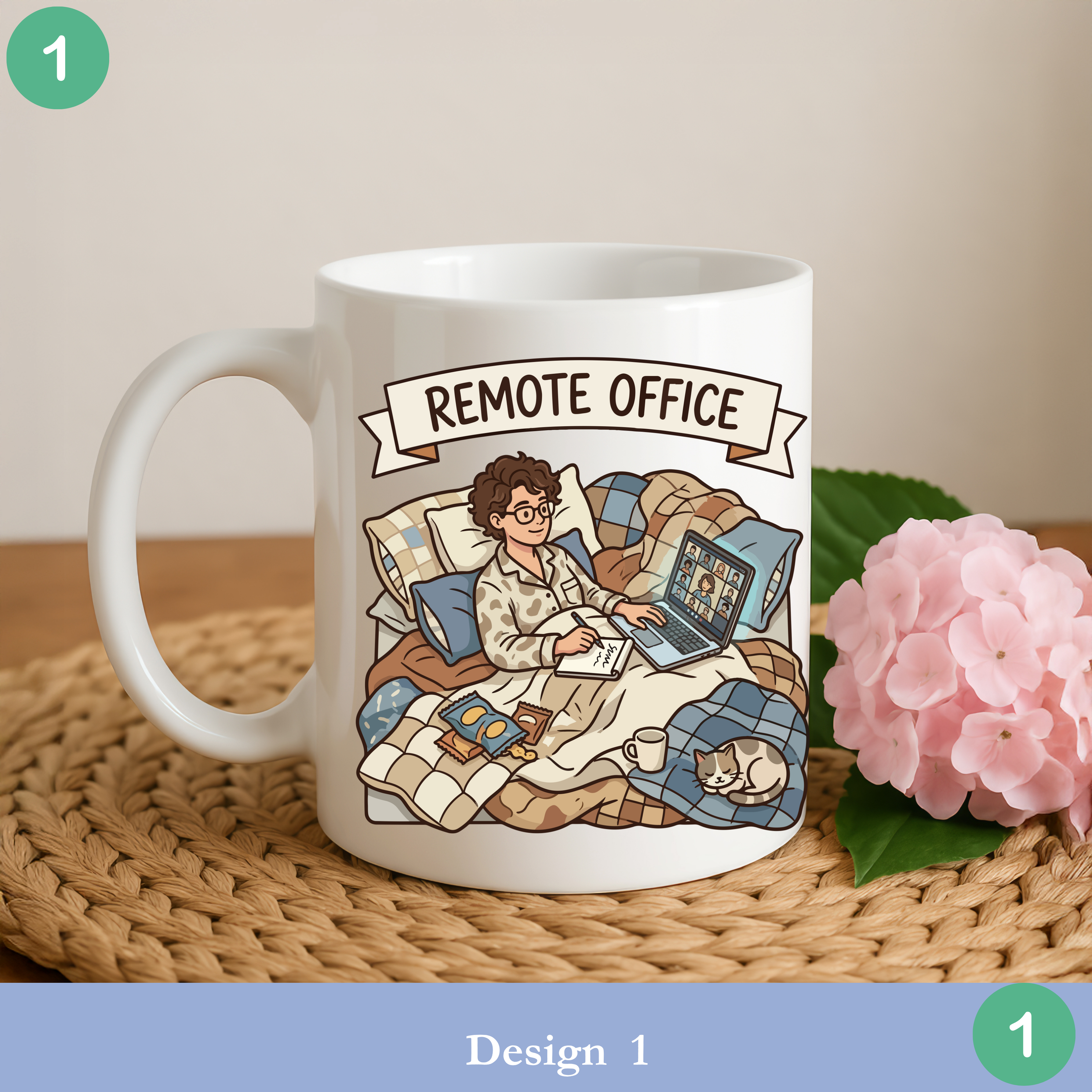 Sarcastic/Funny Work From Home Coffee Mugs