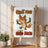 Fox in apron holding wine and herbs, with "Great Food Is In A Good Mood" text.