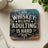 Coaster with "Whiskey because adulting is hard" text.