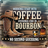 Cowboy boots, hat, coffee, bourbon, and "Mornings Start with Coffee, Evenings End in Bourbon" text.