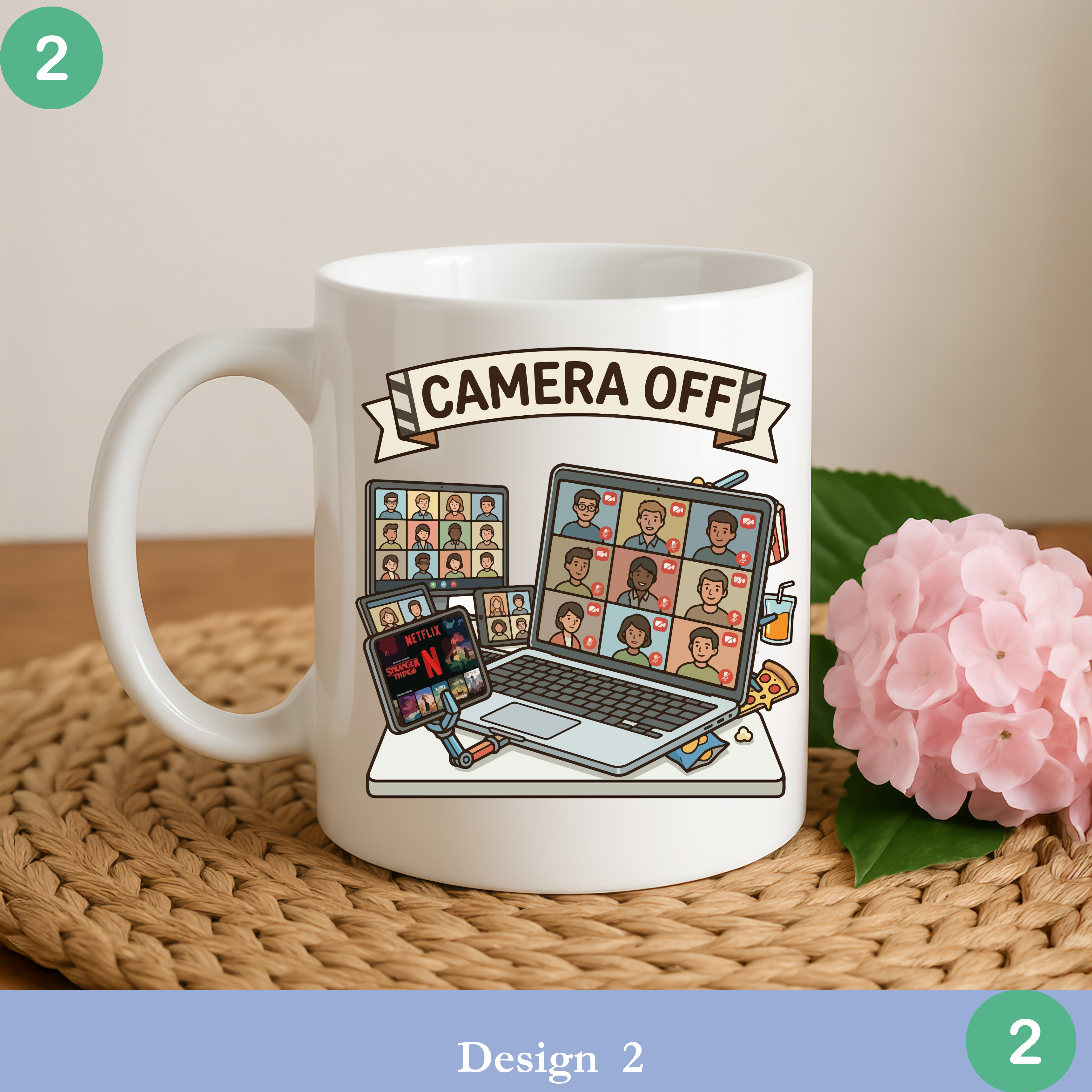 Sarcastic/Funny Work From Home Coffee Mugs