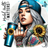 Woman in blue hat with tattoos holding a blue tumbler, "Mental Health Matters" text.
