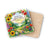 Coaster with "God gave us a spirit not of fear but of power, love, and self-control. 2 Timothy 1:7" and floral design.