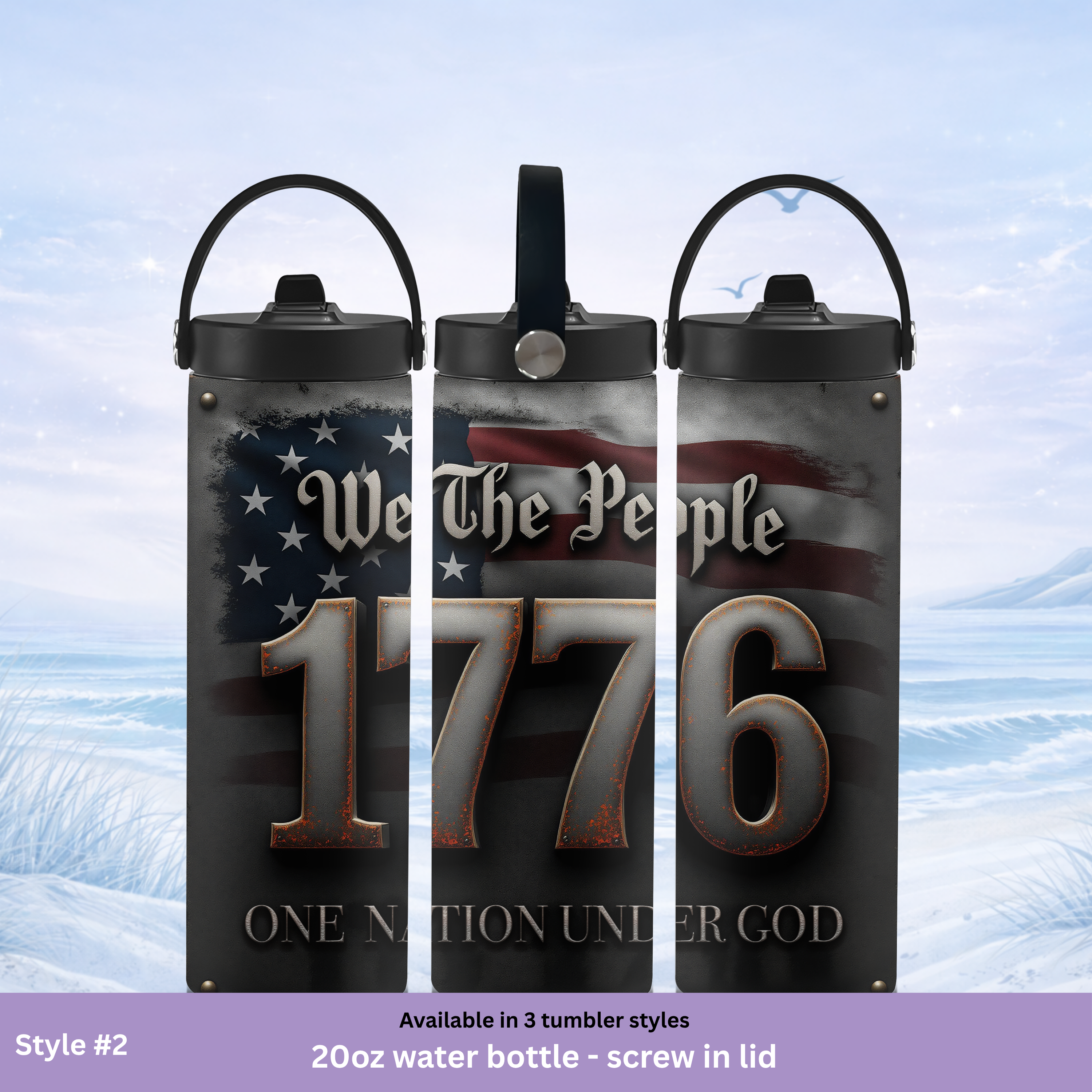 1776 patriotic tumbler USA anniversary distressed flag artwork