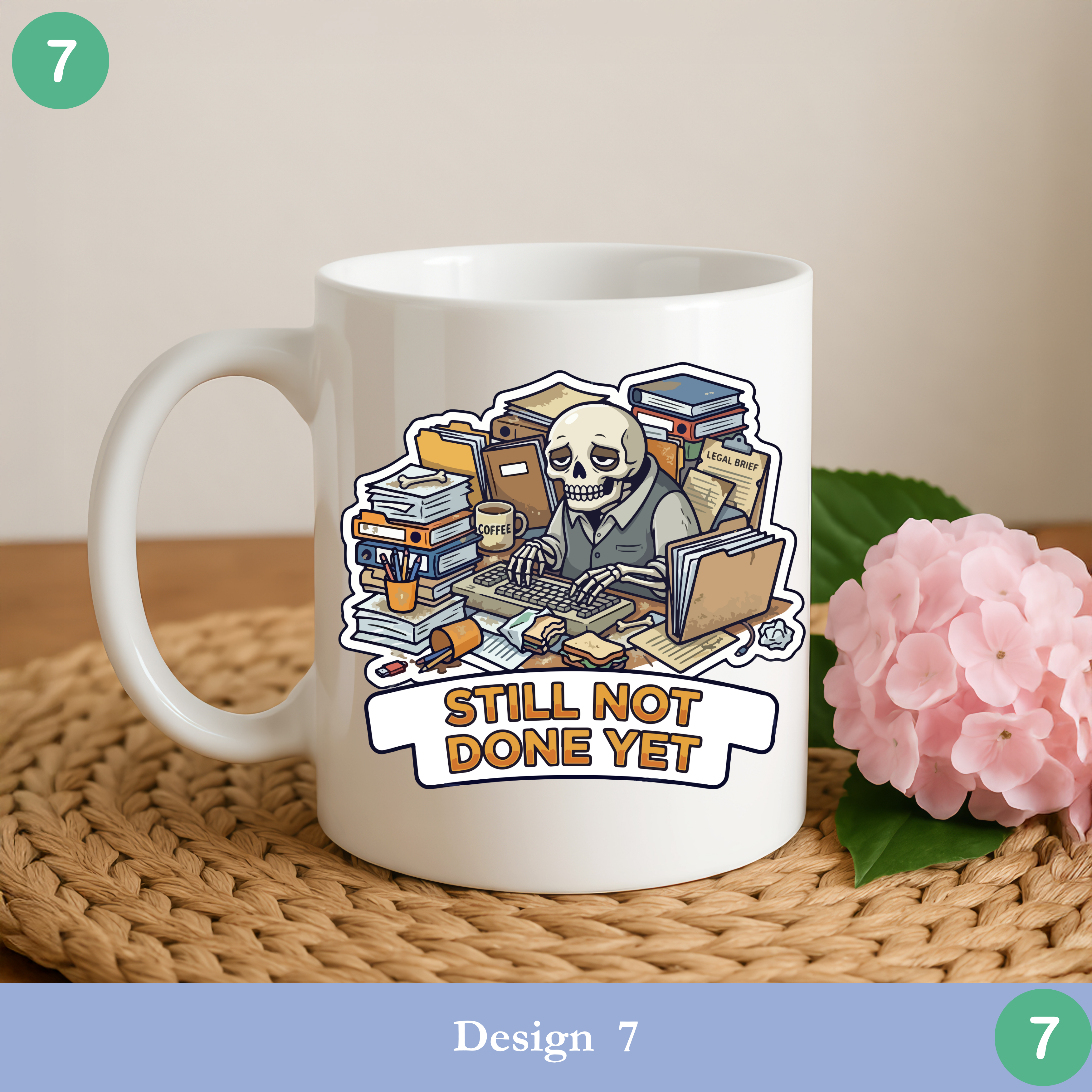 Sarcastic/Funny Work From Home Coffee Mugs