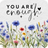 You Are Enough text above watercolor wildflowers including cornflowers and poppies.
