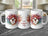 Mug with watercolor mother and baby artwork and "Happy Mother's Day" text.