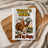 Thanksgiving towel with cartoon turkey chef and text "TODAY'S MENU: EAT IT OR STARVE".