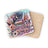 Coasters with floral design and text "Sorry I'm all booked up this weekend."