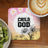 Child of God quote on square coaster with daisies, coffee, and kiwi.