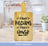 Bamboo cutting board with "Happy Kitchen Happy House" text and a fork.