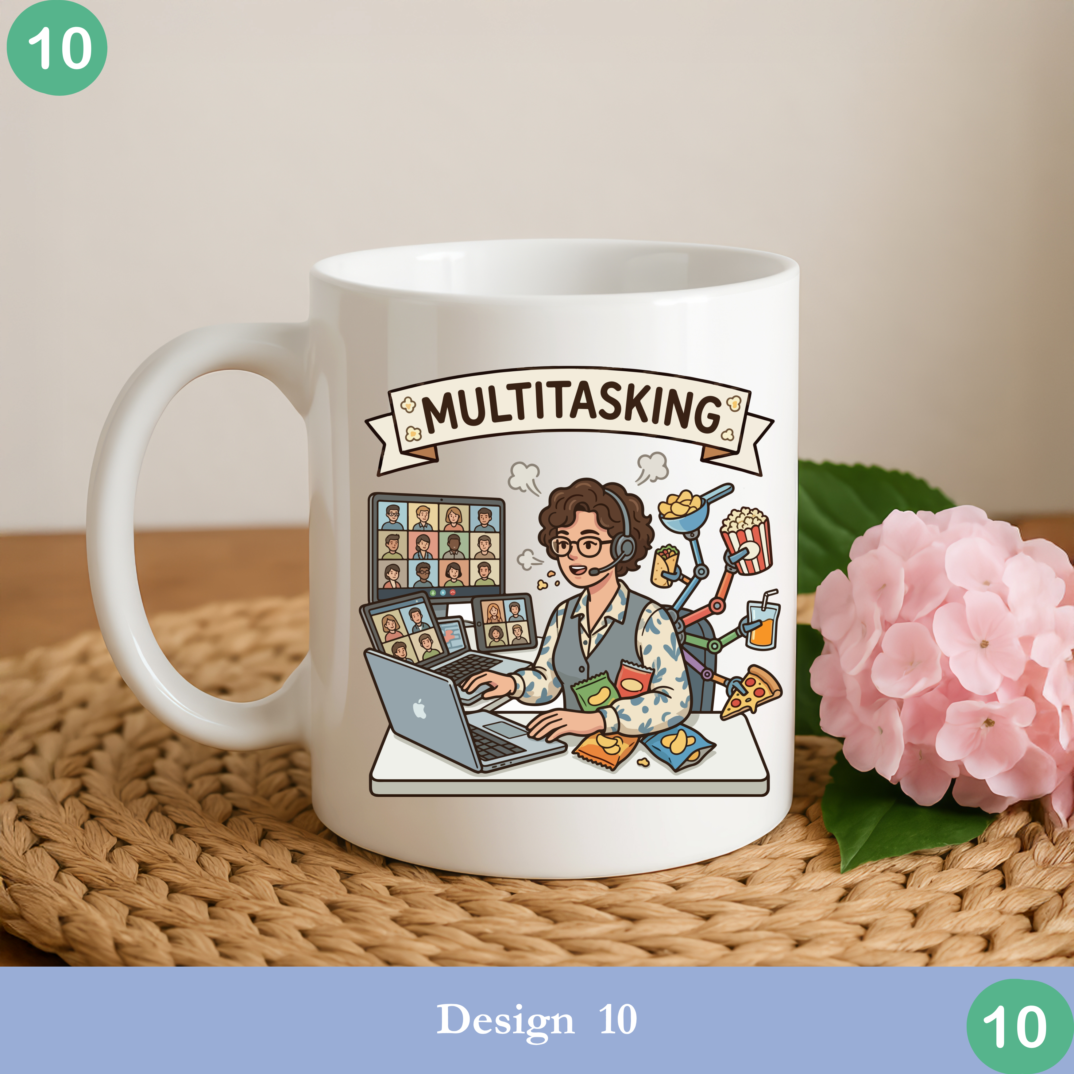Sarcastic/Funny Work From Home Coffee Mugs