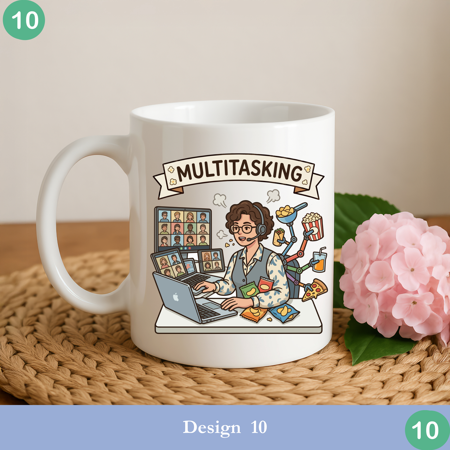 Sarcastic/Funny Work From Home Coffee Mugs