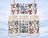 Glass tumbler with cartoon dogs and "Life is Better With Dogs" text.