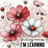 Cosmos flowers with a ladybug and text "failing means I'M LEARNING".