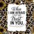 Christian artwork with sunflowers, leopard print, and Bible verse "When I am afraid I put my trust in you. PSALM 56:3".