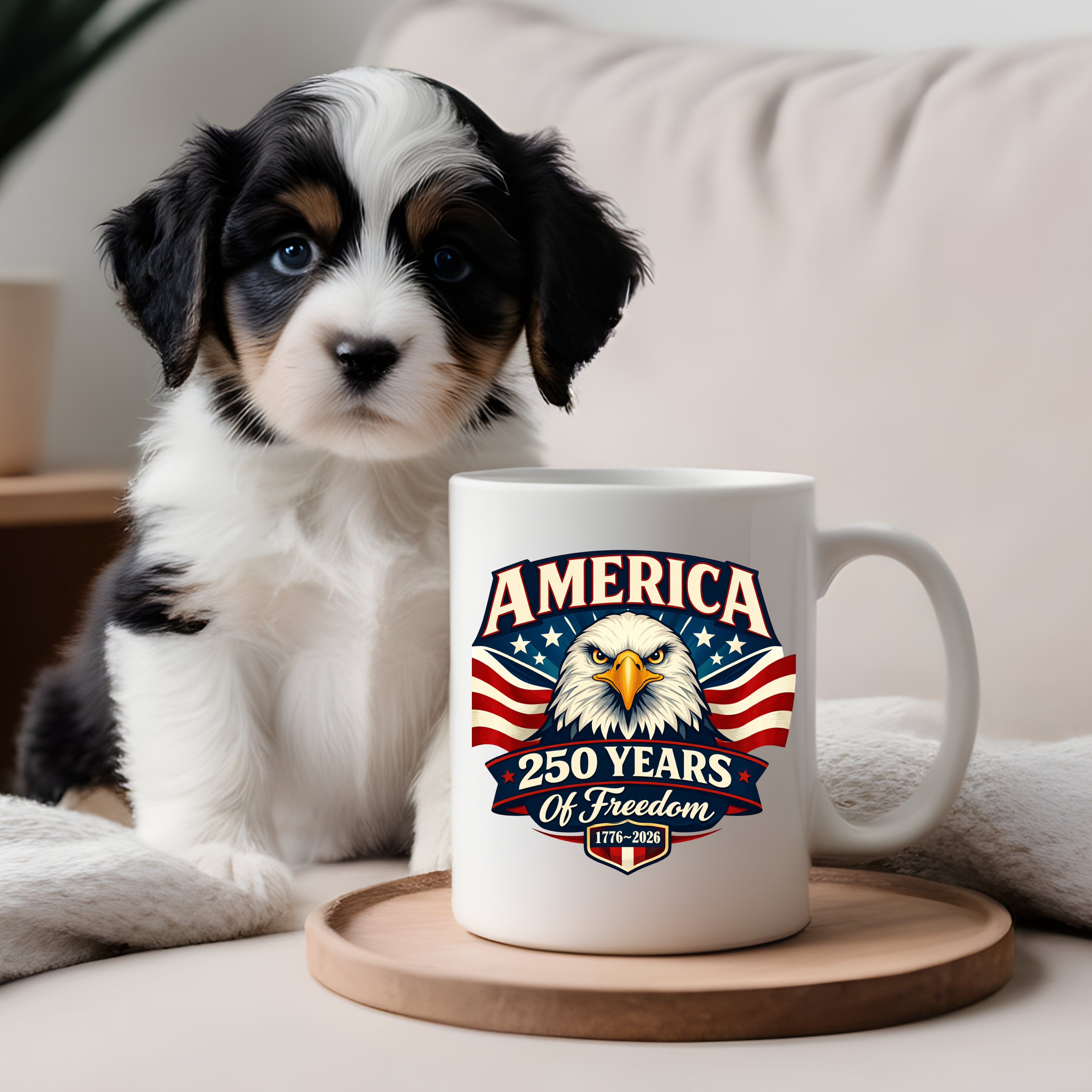 America 250 Freedom Patriotic Mug