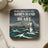 Jesus walks on water toward a ship with "When You Can't See God's Hand Trust His Heart" text.