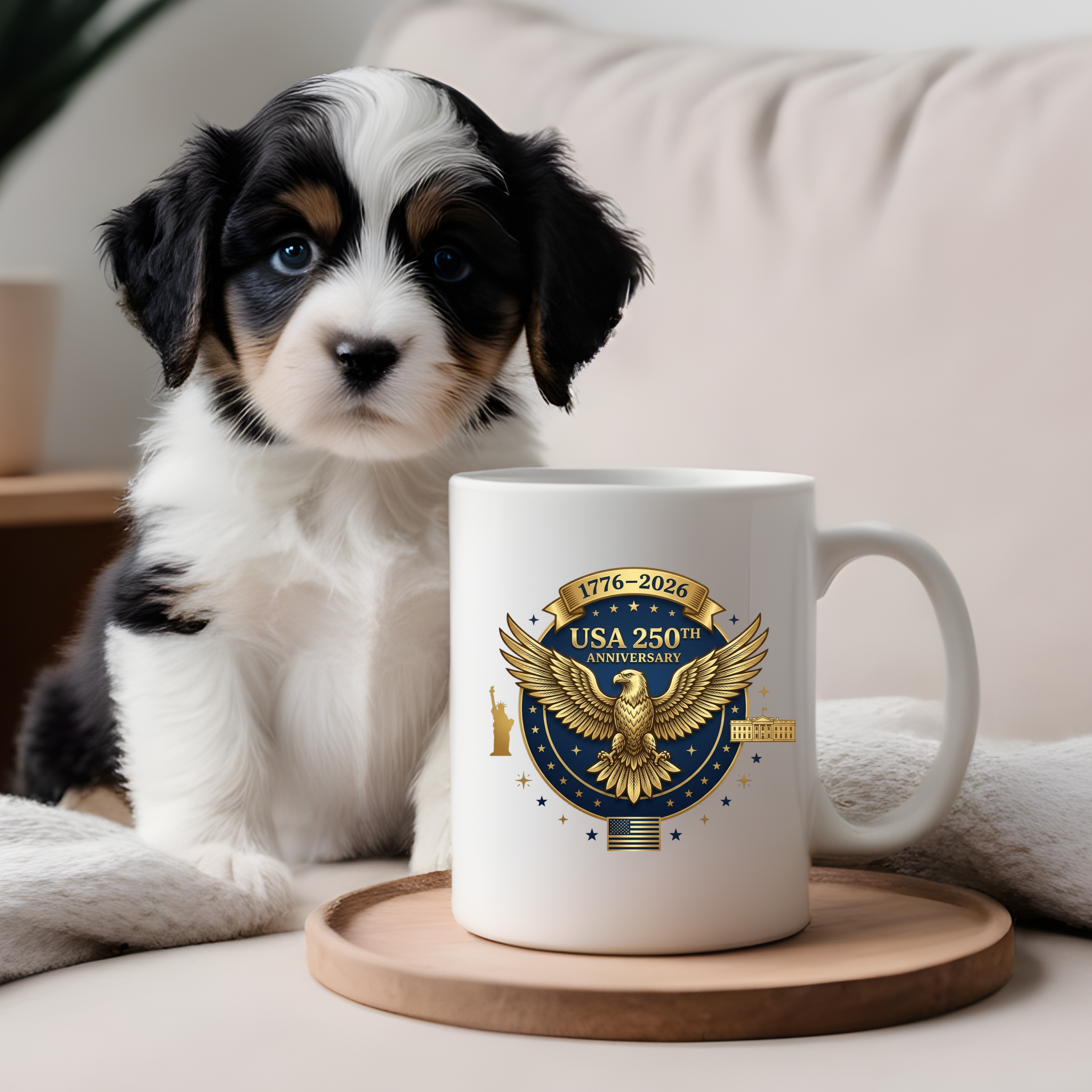 USA 250th Anniversary Patriotic Mug