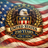 United States 250 Years 1776-2026 emblem on American flag.
