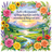 Floral border frames serene landscape with mountains, river, and quote "Faith is the assurance".