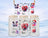 Three glass tumblers with watercolor cow and floral designs and motivational text.
