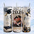 Graduation class of 2026 tumbler with personalized text and photos.