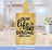 Bamboo cutting board with "Enjoy life, it's delicious" text.