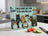 Cutting board with "Every snack you make I'll be watching you" and nine cats.