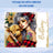 Highland cow and tattooed woman with glitter accents and "Brittany" text.