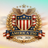 "America 250" emblem with eagle, shield, laurel wreath, and dates 1776-2026.