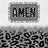 AMEN text with leopard print and glitter, surrounded by "Trust in the Lord."
