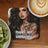 Tattooed woman on coaster, "Small Biz Small Biz Babe" text, coffee, and kiwi.