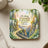 Coaster with quote "Be strong and courageous; do not be afraid, for God is with you. Joshua 1:9".