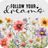 Colorful watercolor wildflowers with "FOLLOW YOUR DREAMS" text above.