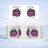Taurus zodiac design with skull in pink fur, Stubborn. Expensive. Apr 20 - May 20.