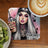 Woman with pink hair and tattoos holds iced coffee, with text "REMEMBER you why."