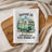 White kitchen towel with "HOME IS WHEREVER YOU PARK IT" and a vintage camper.