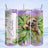 Sloth hanging on a branch with tropical leaves and "Charlotte" text.